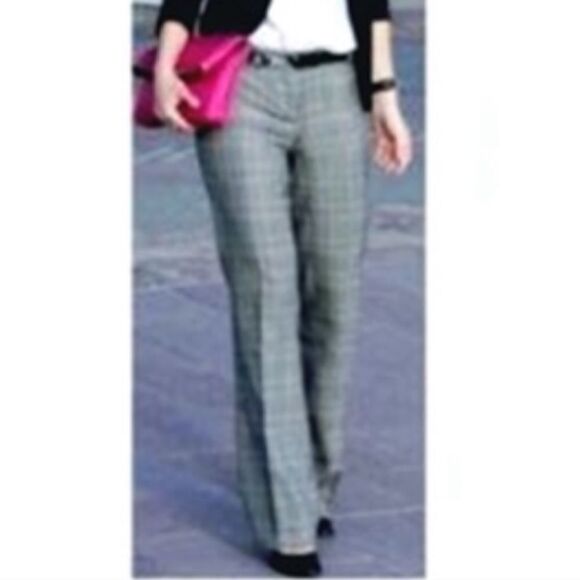 ✨ Express Editor houndstooth plaid barely boot low rise pants✨ - Picture 2 of 10